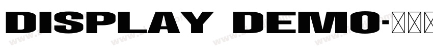 Display Demo字体转换